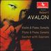 Robert Avalon: Violin & Piano Sonata / Flute & Piano Sonata, Sedxset With Soprano