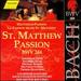 Bach: St Matthew Passion, Bwv 244 (Edition Bachakademie Vol 74) /Rilling