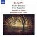 Busoni-Violin Sonatas Nos 1 & 2