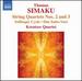 Thomas Simaku: String Quartets Nos. 2 & 3