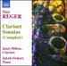 Reger: Clarinet Sonatas (Clarinet Sonata in a Flat/ F Sharp Minor/ B Flat Major)