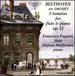 Beethoven arr. Drouet: 3 Sonatas for flute & piano Op. 12