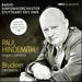 Paul Hindemith dirigiert Bruckner, Sinfonie Nr. 7