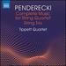 Penderecki: Complete Music for String Quartet; String Trio
