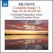 Brahms: Complete Songs, Vol.1 [Christoph Prgardien; Ulrich Eisenlohr] [Naxos: 8574268]