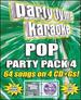 Party Tyme Karaoke-Pop Party Pack 4 [4 Cd]