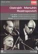 Oistrakh, Menuhin & Rostropovich Play Bach, Brahms & Mozart (Emi Classic Archive 18) [Dvd]