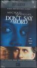 Don't Say a Word