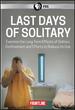 Frontline: Last Days of Solitary Dvd