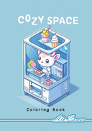 Cozy Spaces Coloring Book: Cute animals in cozy and groovy relaxing familiar corners coloring book for adult.