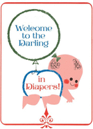 Crawling Baby with Balloon New Child Greeting Card