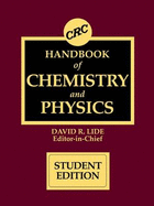 CRC Handbook of Chemistry and Physics 76th Edition - Lide, David R (Editor)