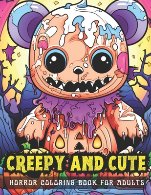 Creepy and Cute Horror Coloring Book for Adults: 50 Scary kawaii and gothic Illustrations for Relaxation, Stress Relief and Inner Peace for men, women and teens. - Crafts, Hollow Hill