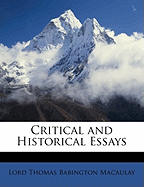 Critical and Historical Essays