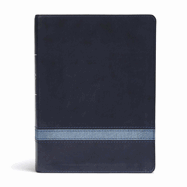 CSB Apologetics Study Bible, Navy Leathertouch: Black Letter, Defend Your Faith, Study Notes and Commentary, Ribbon Marker, Sewn Binding, Easy-To-Read Bible Serif Type
