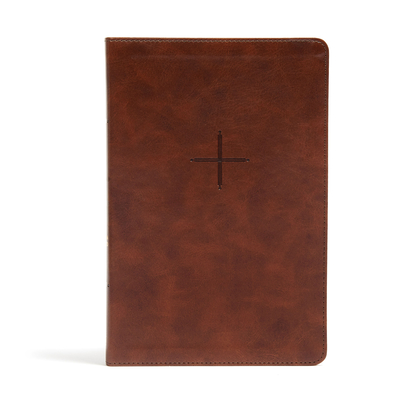 CSB Every Day with Jesus Daily Bible, Brown Leathertouch: Black Letter, 365 Days, One Year, Ribbon Marker, Devotonals, Easy-To-Read Bible Serif Type - Hughes, Selwyn, and Csb Bibles by Holman