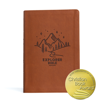 CSB Explorer Bible For Kids, Brown Mountains Leathertouch - 