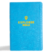 CSB Explorer Bible for Kids, Sky Blue Leathertouch, Indexed: Placing God's Word in the Middle of God's World