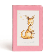 CSB Great and Small Bible, Pink Leathertouch: A Keepsake Bible for Babies
