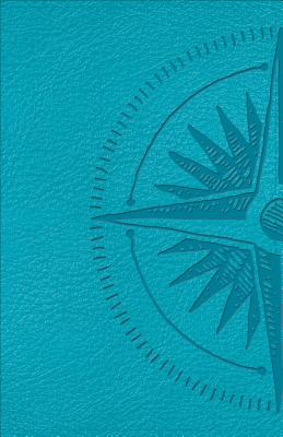 CSB Heart of God Teen Study Bible Teal, Compass Design Leathertouch - Strauss, Mark L (Editor)