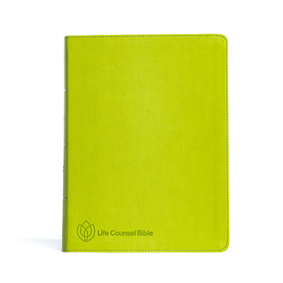 CSB Life Counsel Bible, Apple Green Leathertouch, Indexed: Practical Wisdom for All of Life - New Growth Press, and Csb Bibles by Holman