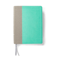 CSB Lifeway Women's Bible, Gray/Mint Leathertouch, Indexed