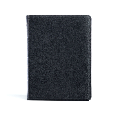 CSB Pastor's Bible, Verse-By-Verse Edition, Holman Handcrafted Collection, Black Premium Goatskin - Csb Bibles by Holman