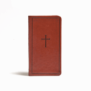 CSB Single-Column Pocket New Testament, Brown Leathertouch