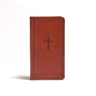 CSB Single-Column Pocket New Testament, Brown Leathertouch - Csb Bibles by Holman