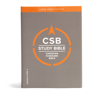 CSB Study Bible, Large Print Edition, Hardcover: Red Letter, Study Notes and Commentary, Illustrations, Ribbon Marker, Sewn Binding, Easy-To-Read Bible Serif Type