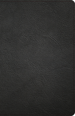 CSB Thinline Reference Bible, Black Genuine Leather - Csb Bibles by Holman