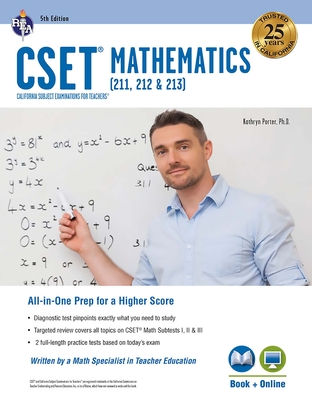 Cset Mathematics Book + Online - Porter, Kathryn, PhD