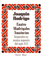 Cuatro Madrigales Amatorios: High Voice and Piano