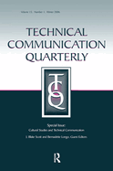 Cultural Studies and Technical Communication Tcq V15#1