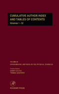 Cumulative Author Index and Tables of Contents Volumes1-32: Author Cumulative Index