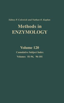 Cumulative Subject Index Vols. 81-94, 96-101: Volume 120 - Colowick, Nathan P, and Kaplan, Nathan P