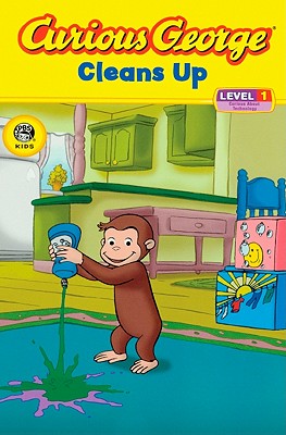 Curious George Cleans Up - Krensky, Stephen, Dr. (Adapted by), and Fallon, Joe
