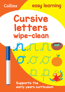 Cursive Letters Age 3-5 Wipe Clean Activity Book: Ideal for Home Learning