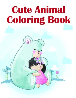 Cute Animal Coloring Book: Christmas Book, Easy and Funny Animal Images - Mimo, J K