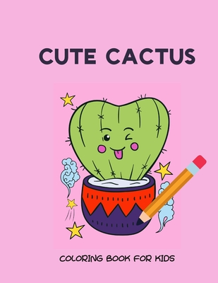 Cute cactus coloring book for kids - Bana[, Dagna