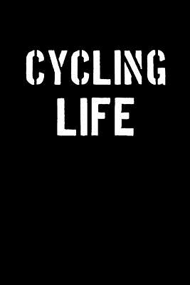 Cycling Life: Blank Lined Journal College Rule Stencil - Sportslo Notebooks