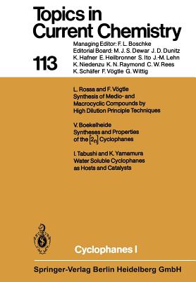 Cyclophanes 1 - Vgtle, F. (Contributions by), and Boekelheide, V. (Contributions by), and Rossa, L. (Contributions by)