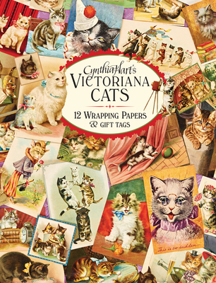 Cynthia Hart's Victoriana Cats: 12 Wrapping Papers and Gift Tags - Hart, Cynthia