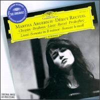 Dbut Recital - Martha Argerich (piano)