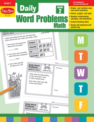 Daily Word Problems Math, Grade 2 Teacher Edition - Evan-Moor Educational Publishers