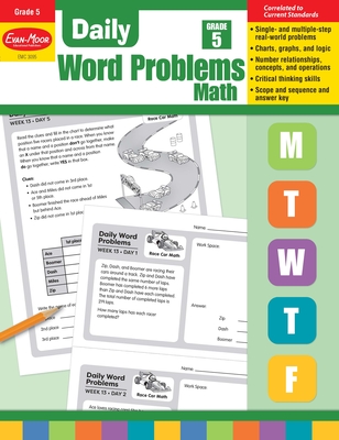 Daily Word Problems Math, Grade 5 Teacher Edition - Evan-Moor Educational Publishers