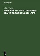 Das Recht der offenen Handelsgesellschaft