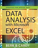 Data Analysis with Microsoft Excel, with Access Code: Updated for Office 2007