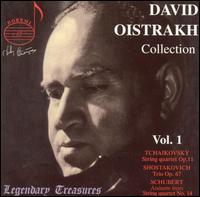 David Oistrakh Collection, Vol. 1 - David Oistrakh (violin); Dmitry Shostakovich (piano); Mikhail Terian (viola); Milos Sadlo (cello); Pyotr Bondarenko (violin);...