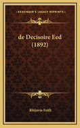 de Decisoire Eed (1892)